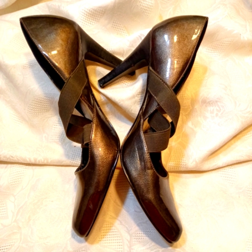 WORTHINGTON LADIES GRAY HEELS Sz 8 - Picture 7 of 15